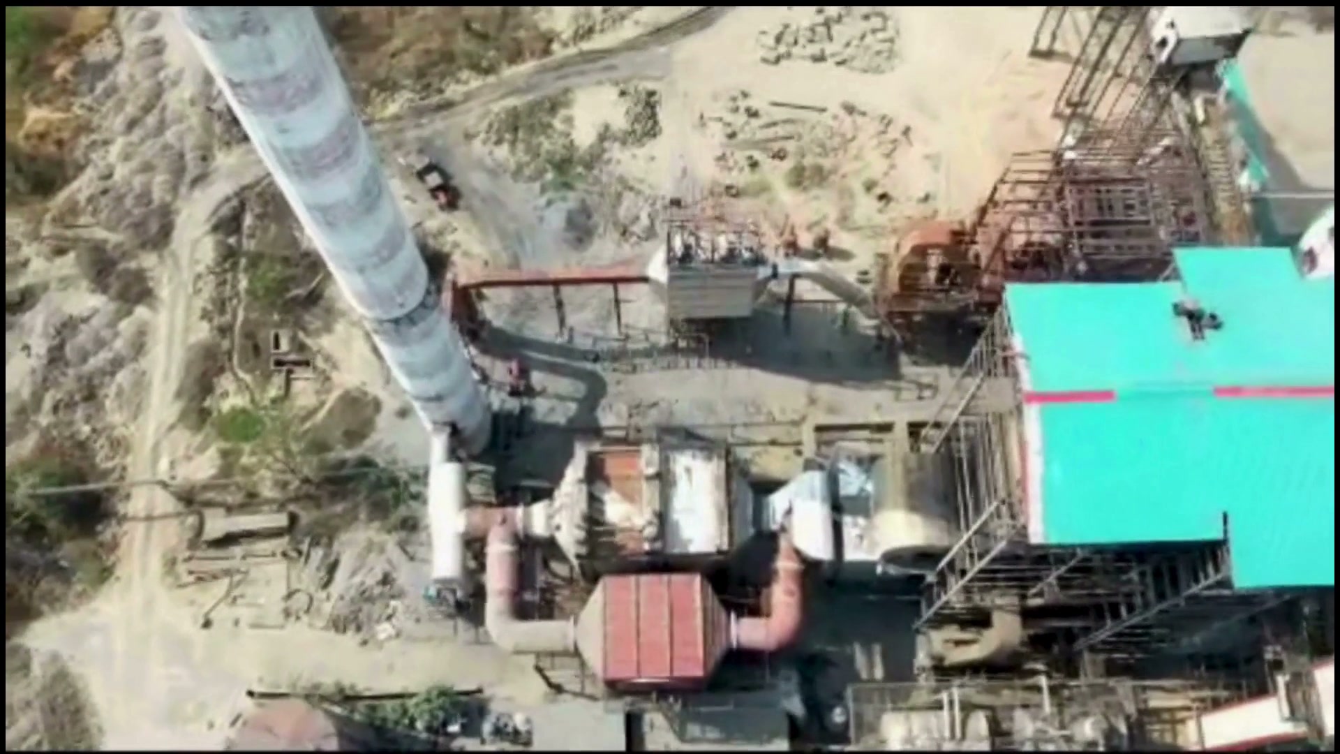 Aerial view of the first industrial Sidel RPC installation